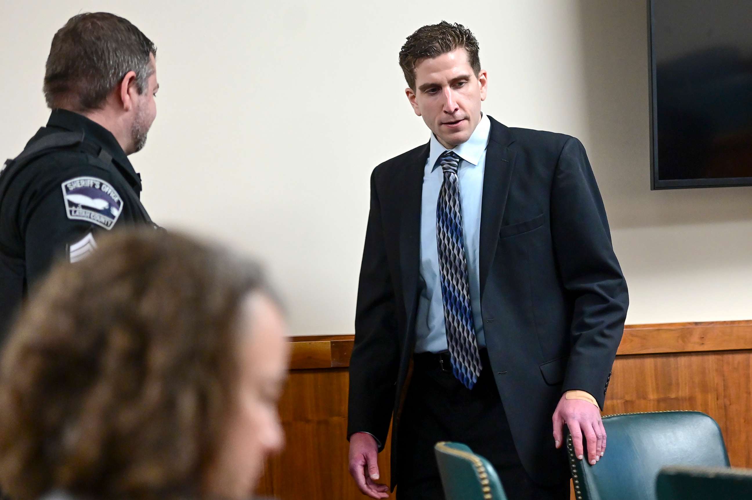 PHOTO: Bryan Kohberger enters the courtroom for a motion hearing, June 9, 2023, in Moscow, Idaho. Kohberger is accused of killing four University of Idaho students in November 2022.