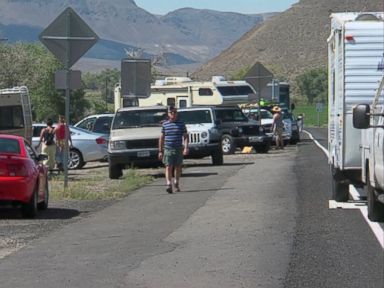 VIDEO: Gates to the outdoor festival in Arizona's Black Rock Desert were closed due to inclement weather.