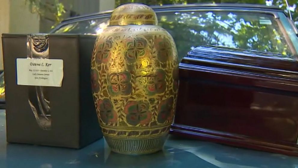 PHOTO: Andrea Davidson of Bonney Lake, Wash. says that when she purchased a used 1997 Geo Tracker at auction, she found inside what appears to be three urns containing human remains and a fourth that looks like it holds a pet.