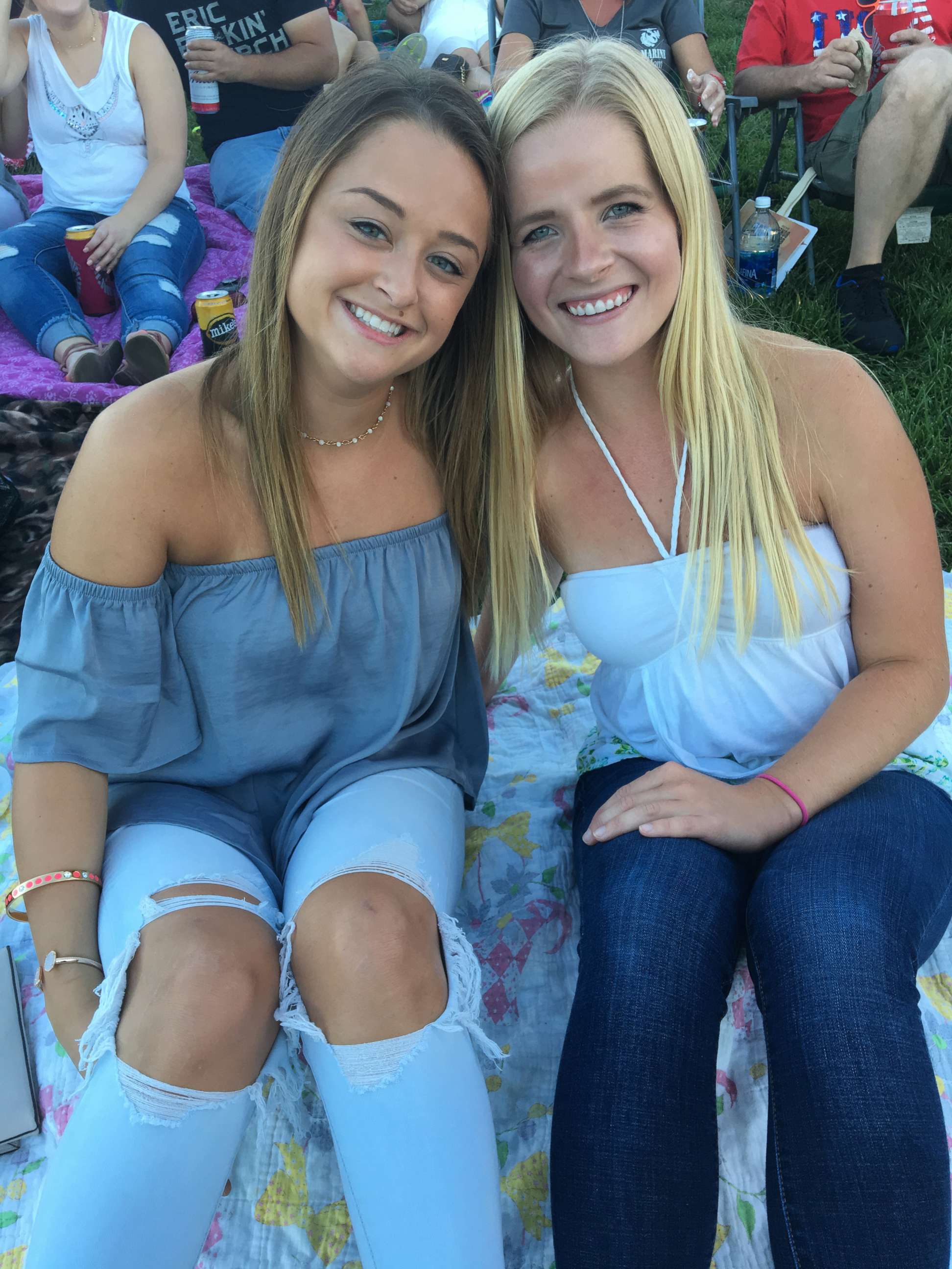 PHOTO: Ally Kostial, right, who was found dead on July 20, 2019, is pictured with Casey Hendrickson in this undated photo.
