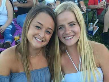 PHOTO: Ally Kostial, right, who was found dead on July 20, 2019, is pictured with Casey Hendrickson in this undated photo.