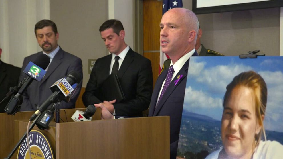 PHOTO: Dan Dow, District Attorney for the county of San Luis Obispo, speaks at a press conference on Oct. 18, 2022.