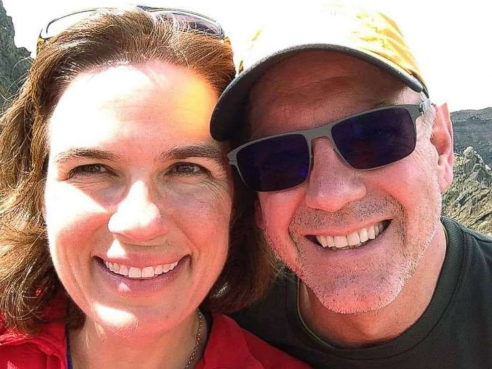 PHOTO: Kristin Westra, 47, is photographed with her husband, Jay Westra. 