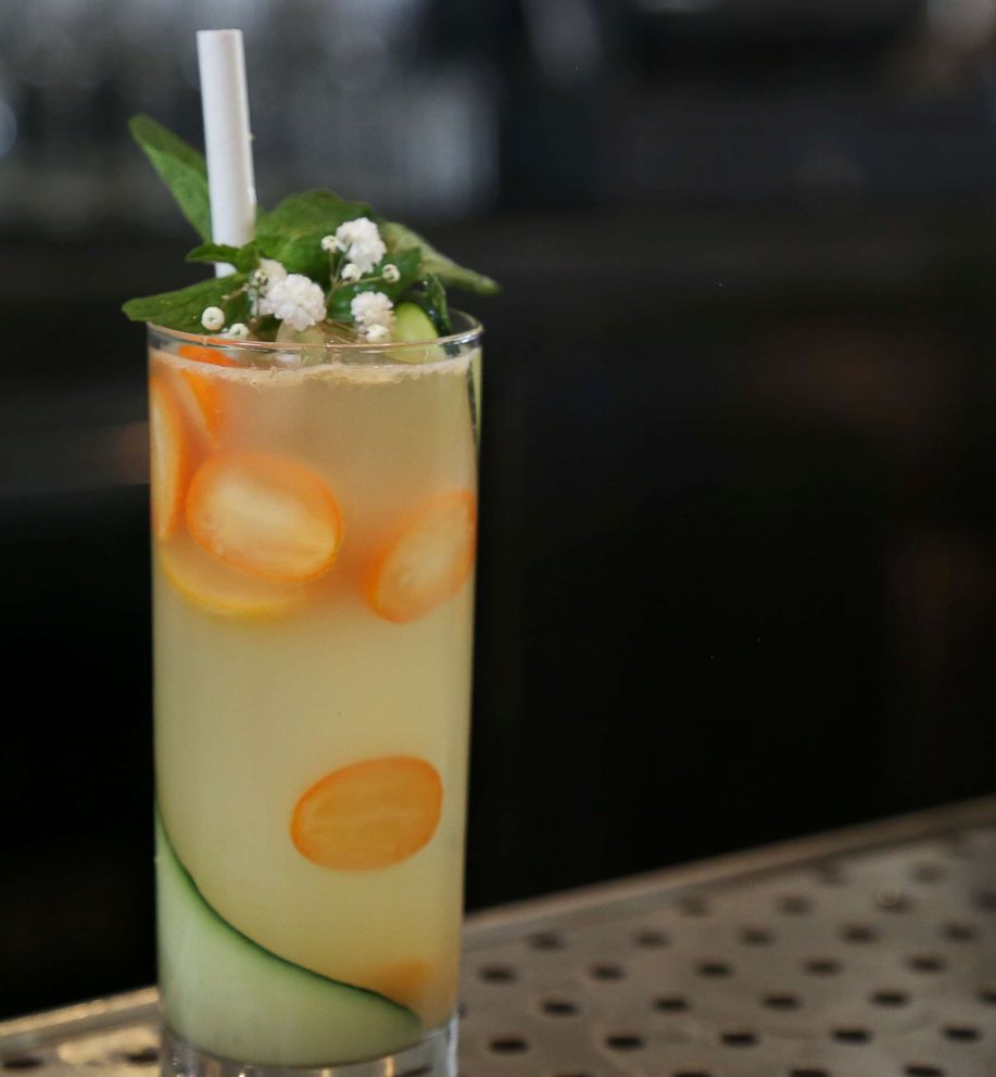 PHOTO: Max Reis, the beverage director at West Hollywood's Gracias Madre restaurant shared this recipe for his yuzu, kumquat and chamomile tea mocktail with "Good Morning America."