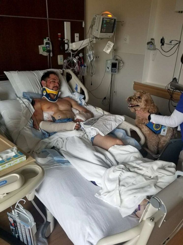 PHOTO: Kyle Walker, 26, was free-climbing up the Second Flatiron in Boulder, Colorado, when he fell 60 feet April 16. He suffered injuries including two broken wrists and a broken pelvis.
