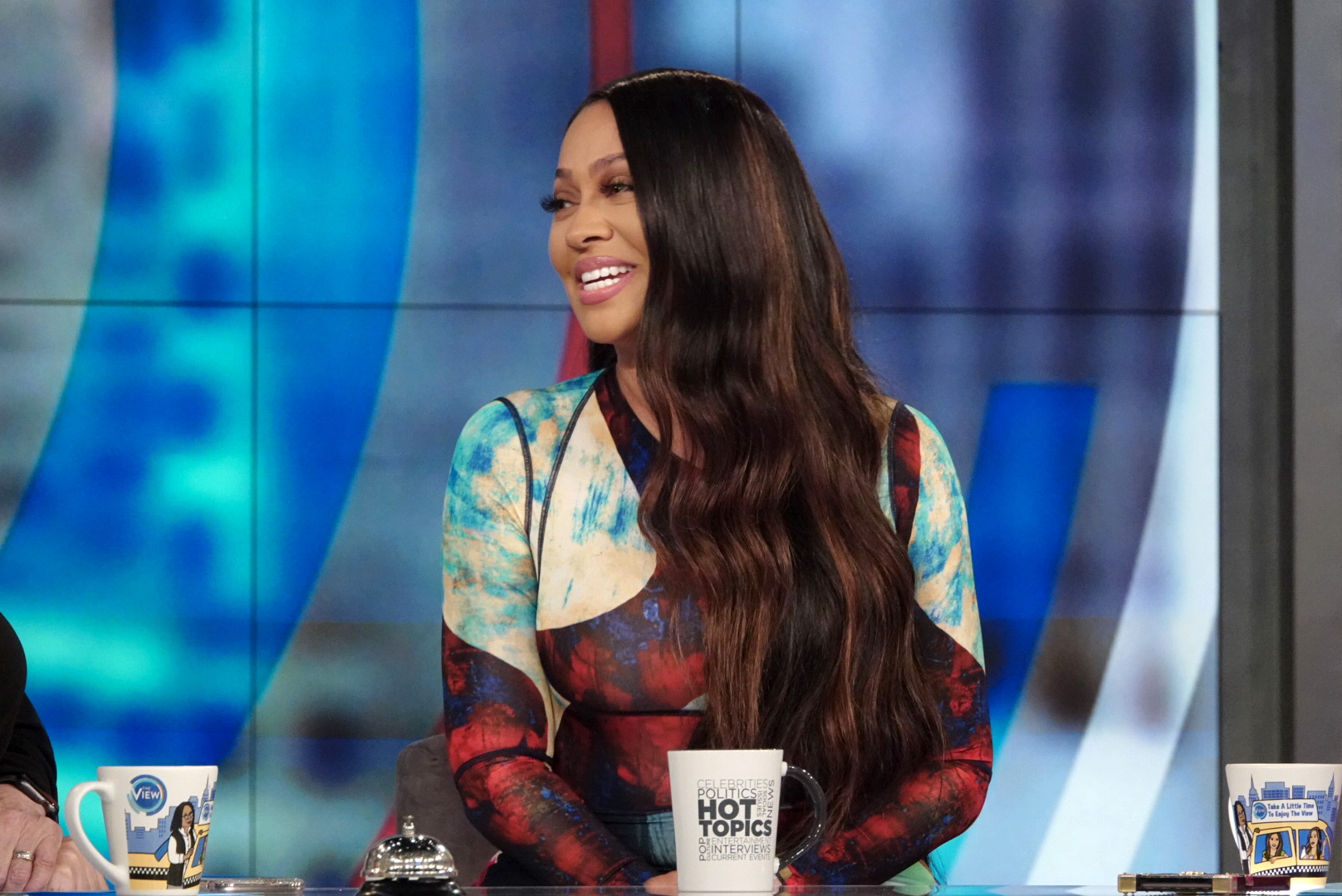 PHOTO: La La Anthony dishes about the final season of her show "Power" during her appearance on "The View," Oct. 10, 2019.
