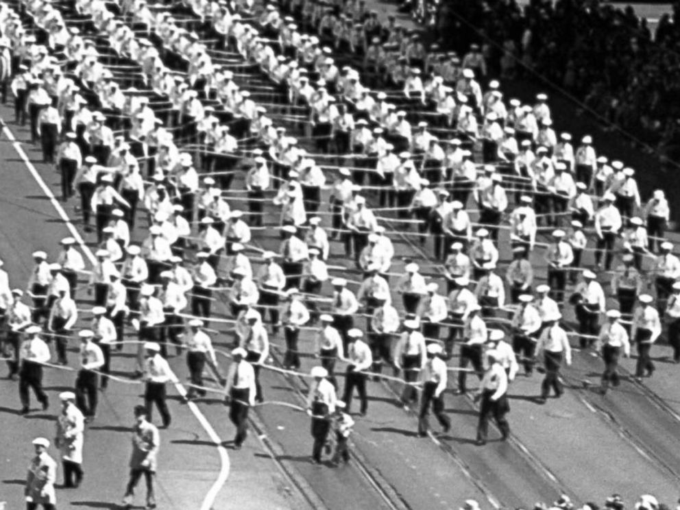PHOTO: In this file photo members of the American Federation of Labor marching through the Labor Day Parade, circa 1983.