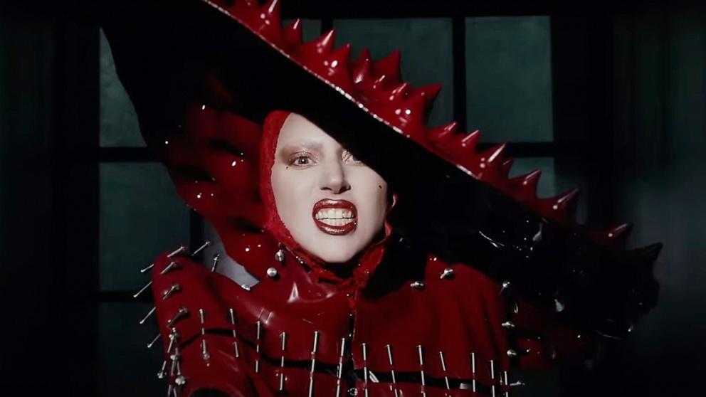 PHOTO: Lady Gaga performs in the music video for her song 'Abracadabra.'