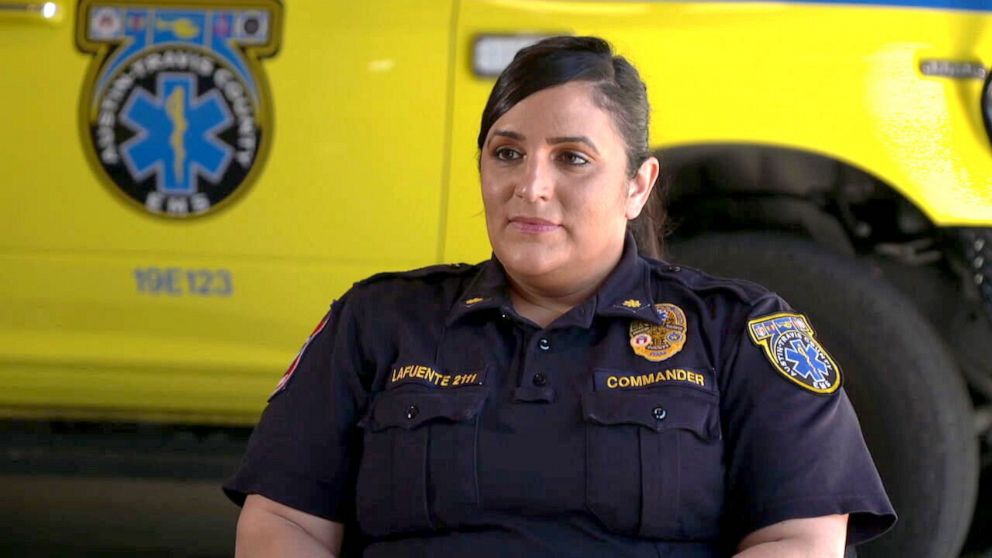 PHOTO: Neda LaFuente is a field commander in the Austin-Travis County emergency medical services unit.