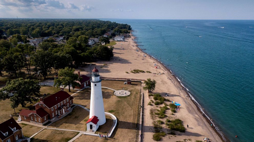 PHOTO: The lighthouse at Fort Gratiot by Lake Huron in Port Huron, Mich., in an undated stock image.