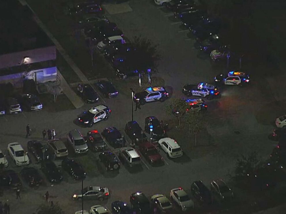 PHOTO: Screengrab of an aerial video in Lakeland, Fl., following a shooting on Jan. 30, 2023.