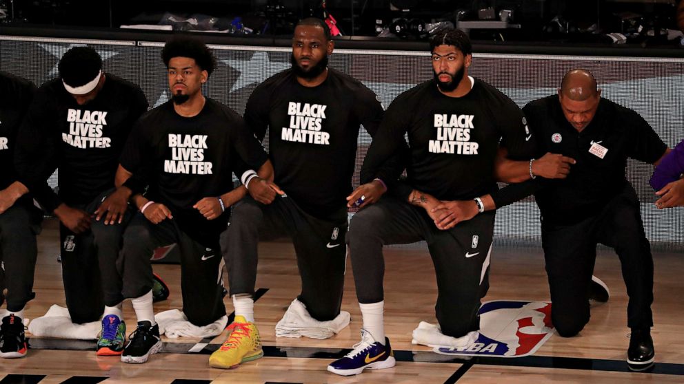 LeBron James Wears A T-Shirt That Says 8:46 To Honor George Floyd Before  Lakers Game - All Lakers