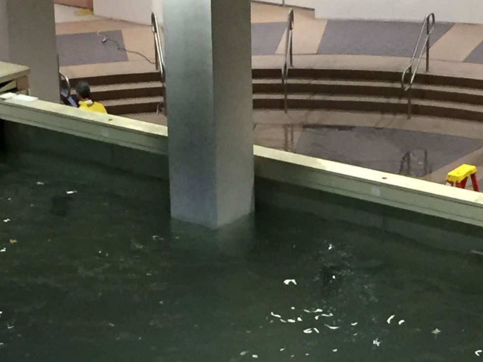 PHOTO: Photos that Lakewood Church says show flooding in and around the church.
