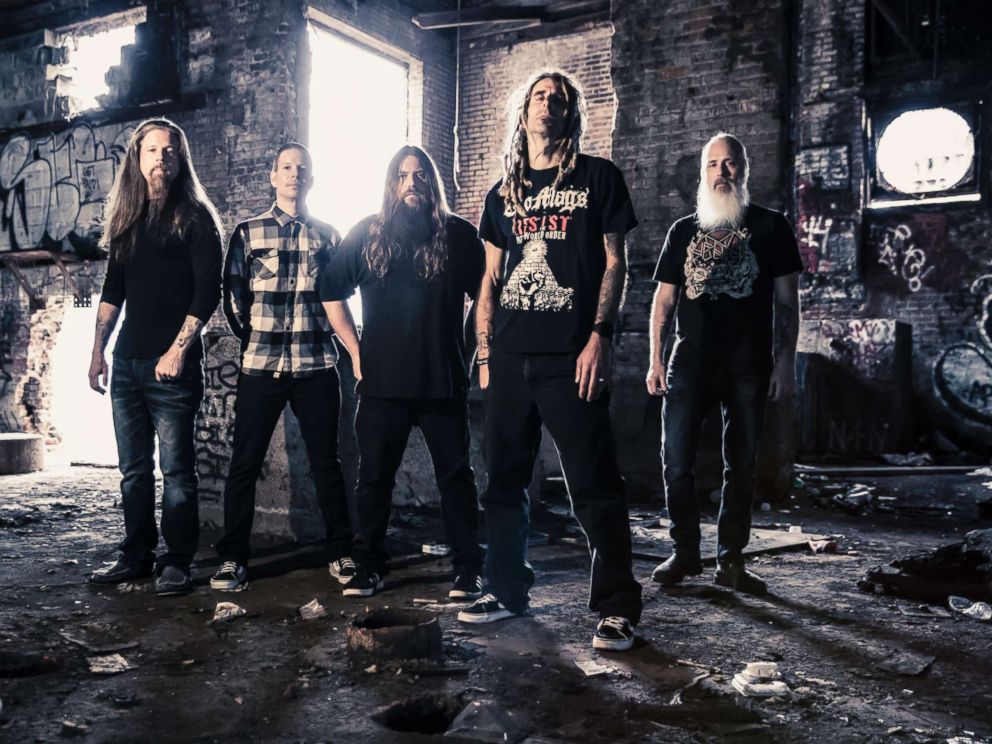The rock band Lamb of God is pictured in a handout photo.