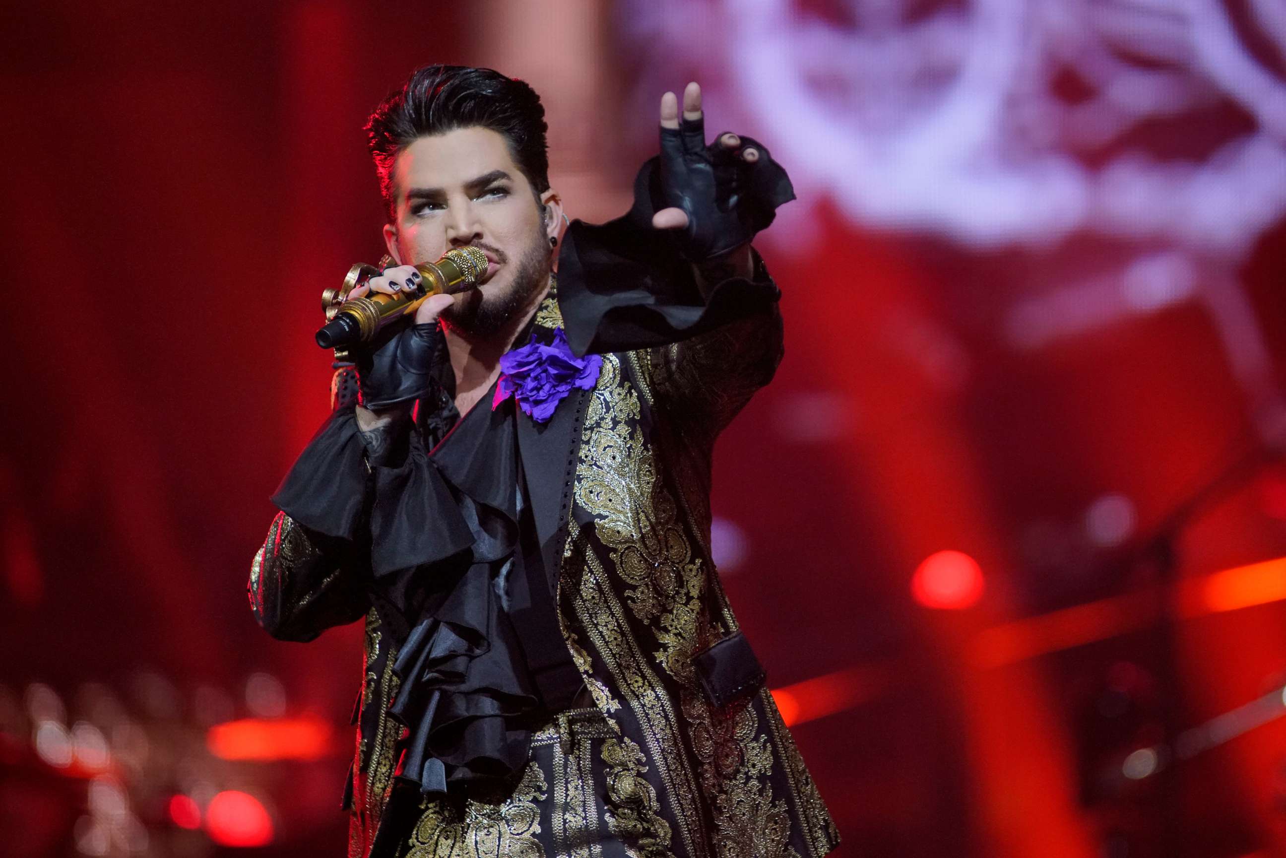 PHOTO: Adam Lambert of Queen + Adam Lambert performs at the United Center on Friday, Aug. 9, 2019, in Chicago. He was one of several celebrities targeted for burglaries in California, authorities said.