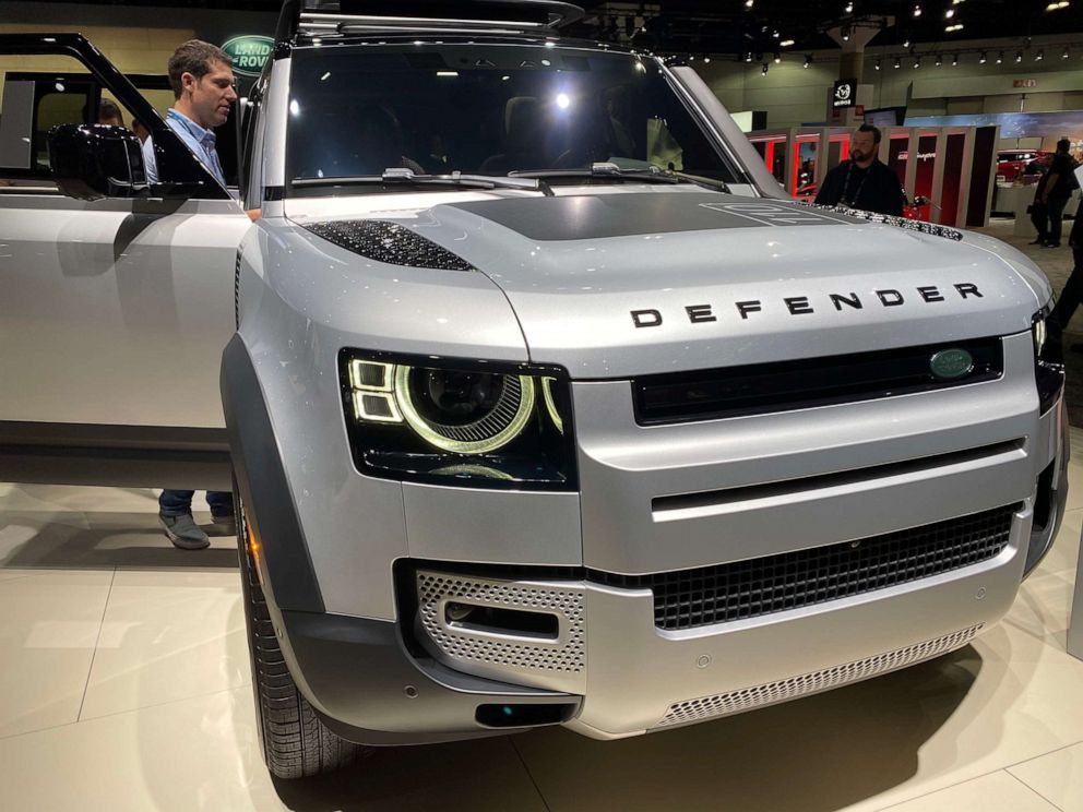 PHOTO: The Land Rover Defender on display at the 2019 Los Angeles Auto Show on Nov. 20, 2019.