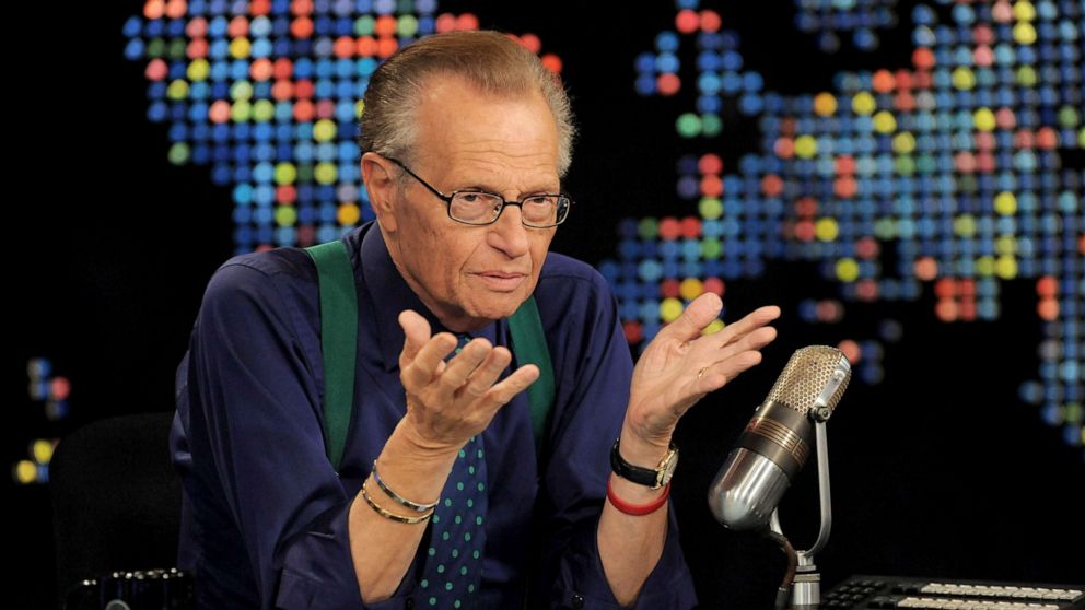 PHOTO: Larry King speaks during Larry King Live: Disaster in the Gulf Telethon held at CNN LA on June 21, 2010 in Los Angeles, June 21, 2010.