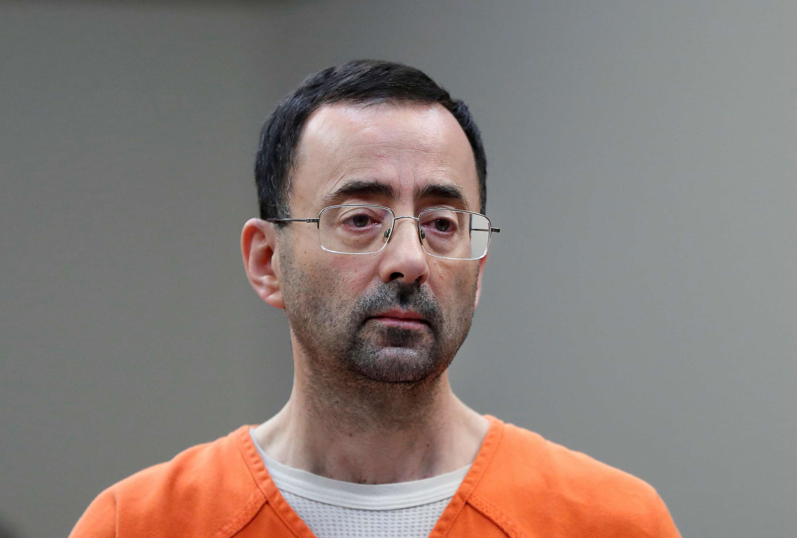 PHOTO: Larry Nassar appears in court for a plea hearing on Nov. 22, 2017, in Lansing, Michigan.