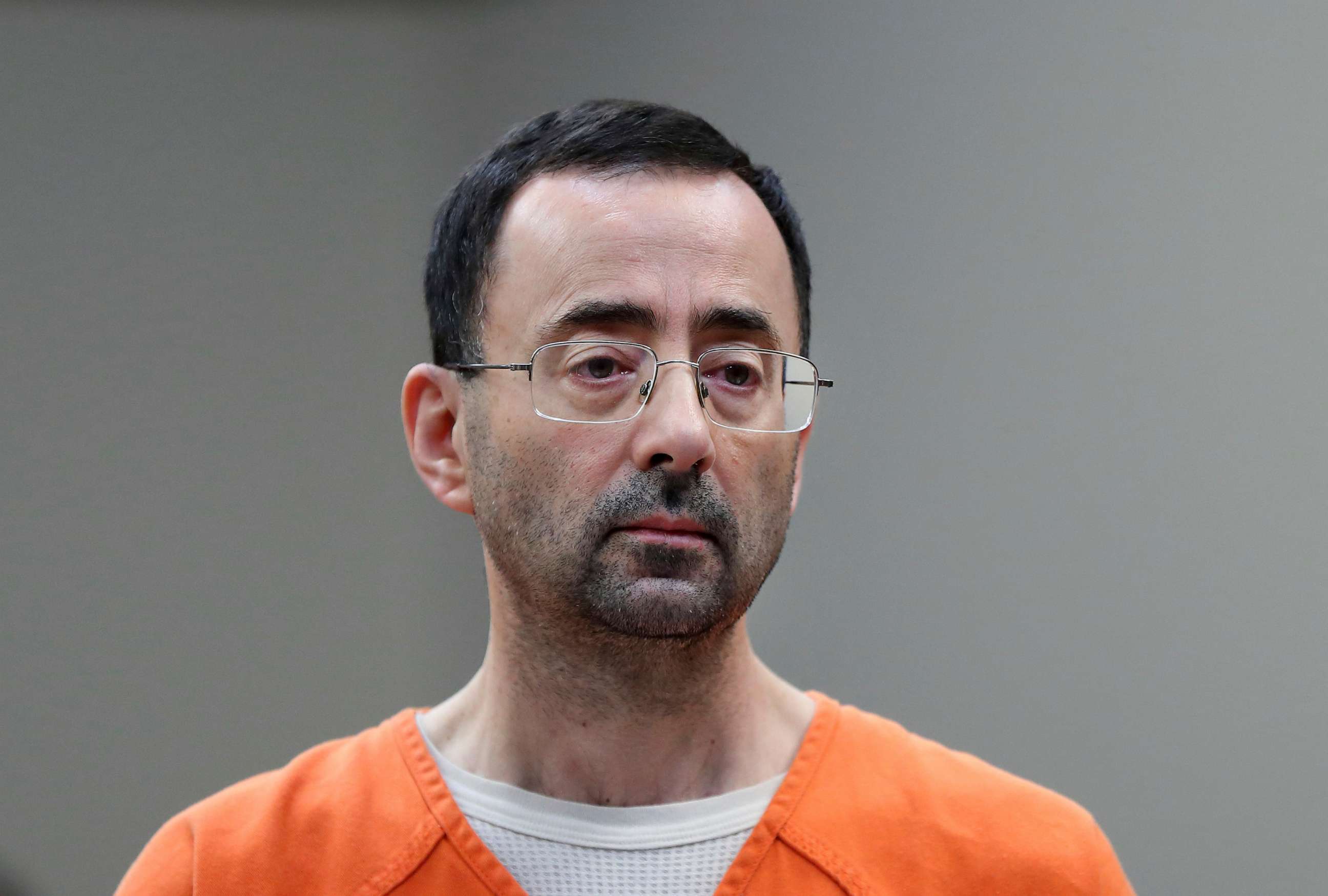 PHOTO: Larry Nassar appears in court for a plea hearing, Nov. 22, 2017, in Lansing, Mich.
