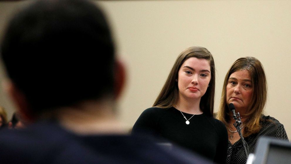 The 15-year-old victim of Olympic doctor Larry Nassar faced him in court. 