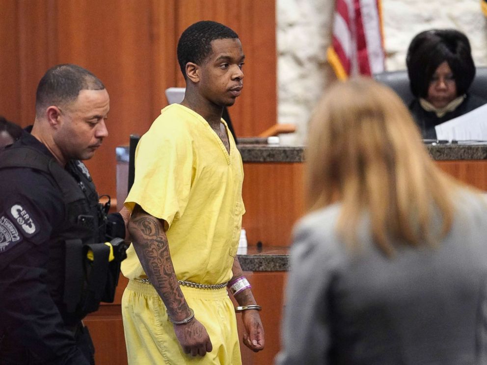 PHOTO: Larry D. Woodruffe is escorted from the courtroom after a hearing, Jan. 10, 2019, in Houston. Woodruffe is charged with capital murder in the Dec. 30, 2018 slaying of 7-year-old Jazmine Barnes.