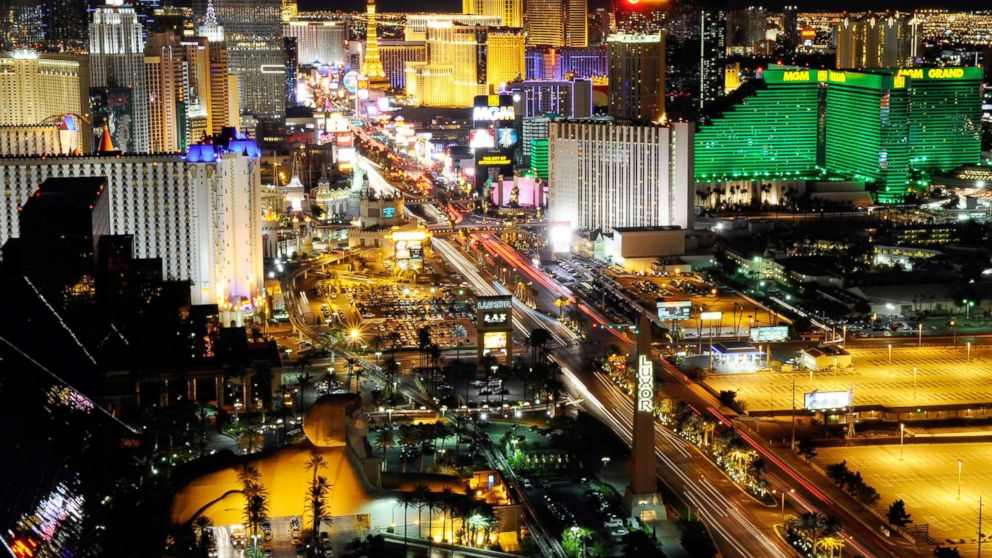 A view of the Las Vegas Strip is captured from Mandalay Bay Resort & Casino, March 26, 2011, in Las Vegas.
