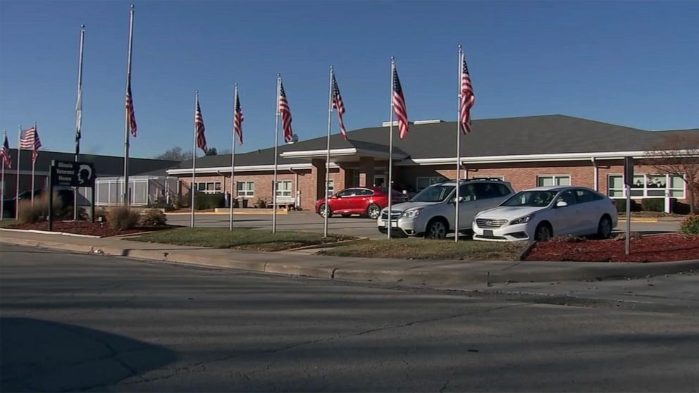 PHOTO: The Illinois Veterans Home in LaSalle is experiencing an increase in COVID-19 cases,LaSalle, Ill., Nov., 11, 2020.
