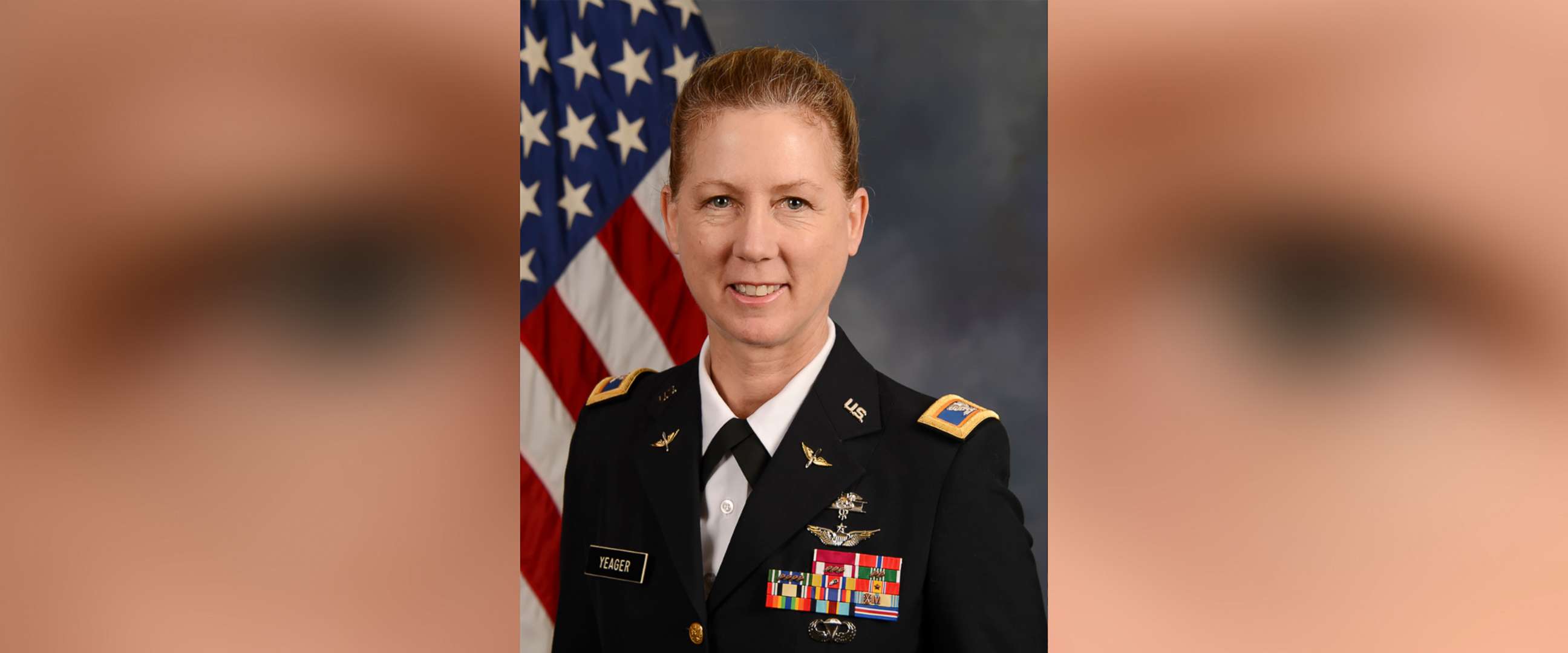 PHOTO: Brig. Gen. Laura Yeager, pictured here as a colonel in 2015, will become the Army's first female infantry division commander. Yeager will assume command of the California Guard's 40th Infantry Division on June 29, 2019.