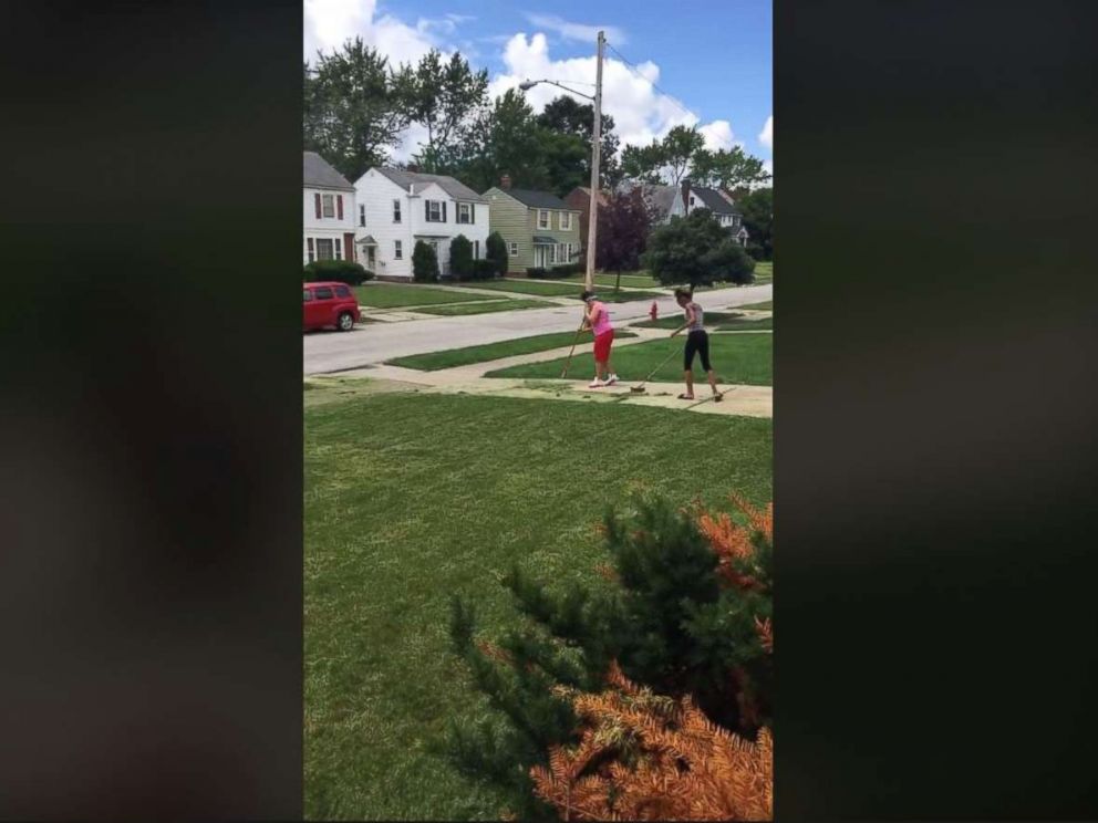   PHOTO: Neighbors of Maple Heights, Ohio, called the police on Mr. Reggies' lawn cutting service because he was cutting their grass by mistake. 