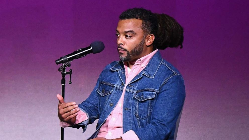PHOTO: Adam Foss speaks onstage during "Global Citizen Week: At What Cost?" event at The Apollo Theater in New York, Sept. 23, 2018.