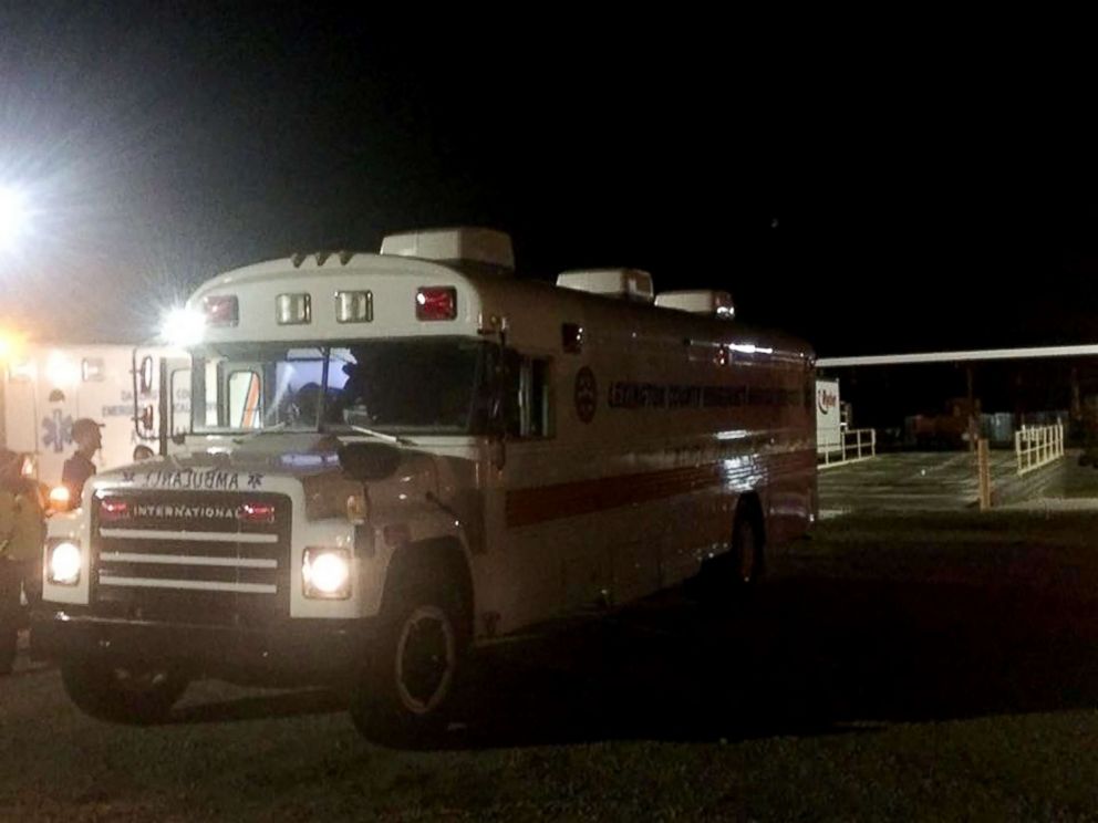 PHOTO: An ambulance responds to Lee Correctional Institution in this photo posted to Facebook by Lee Fire Department Public Information Officer.