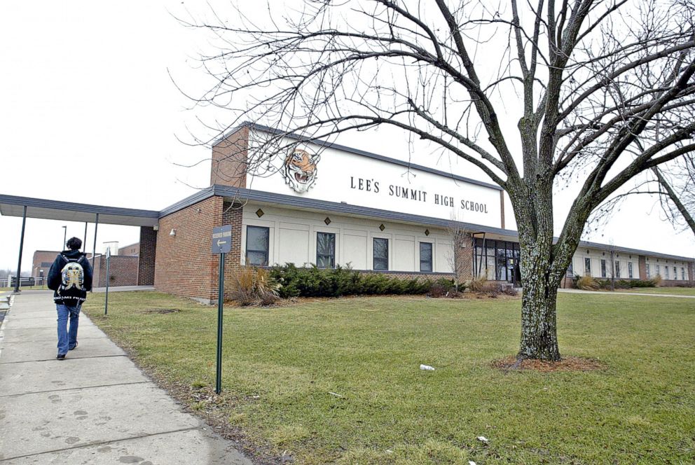 PHOTO: Lee's Summit High School is part of several area school districts cancelling summer school classes after an FBI-warned threat of a mass shooting. 