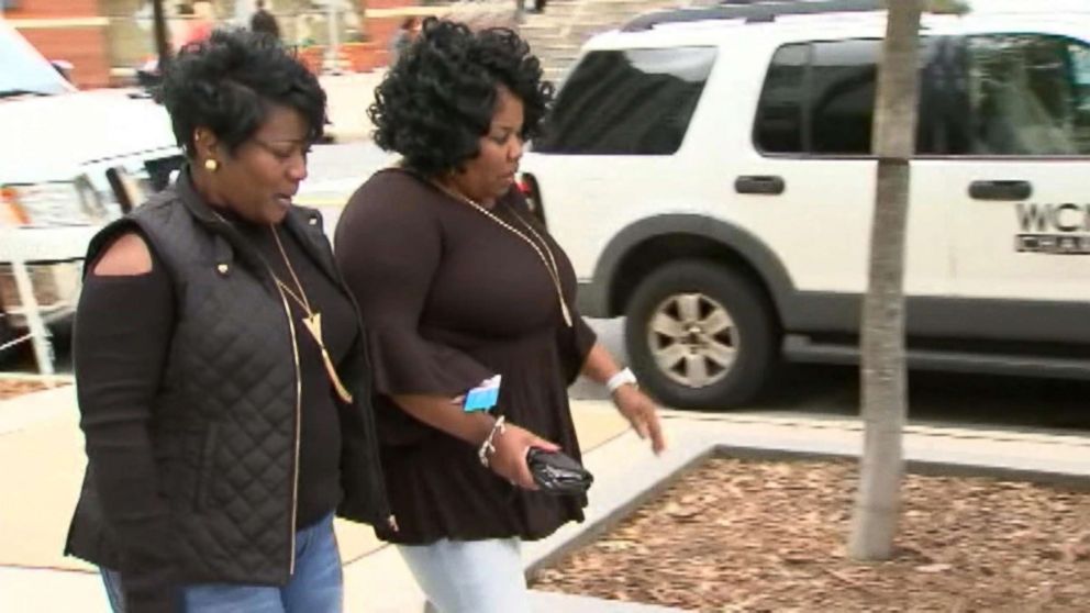 PHOTO: Leisa and Mary Garris were waiting outside the Camden Fairview Apartment in Charlotte, North Carolina, on Oct. 19 for AAA to service their vehicle when a woman began yelling at them, they told WSOC.