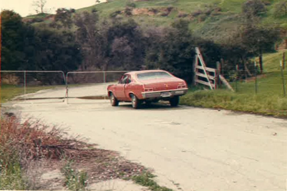 PHOTO: According to the Santa Clara Sheriff's office, Leslie Marie Perlov's 1972 Chervrolet Nova was found at the gate of an old quarry in Santa Clara County, Calif.
