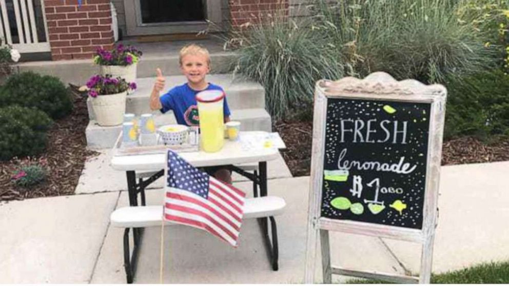 VIDEO: 6-year-old sells lemonade to take mom out on date after father dies of colon cancer