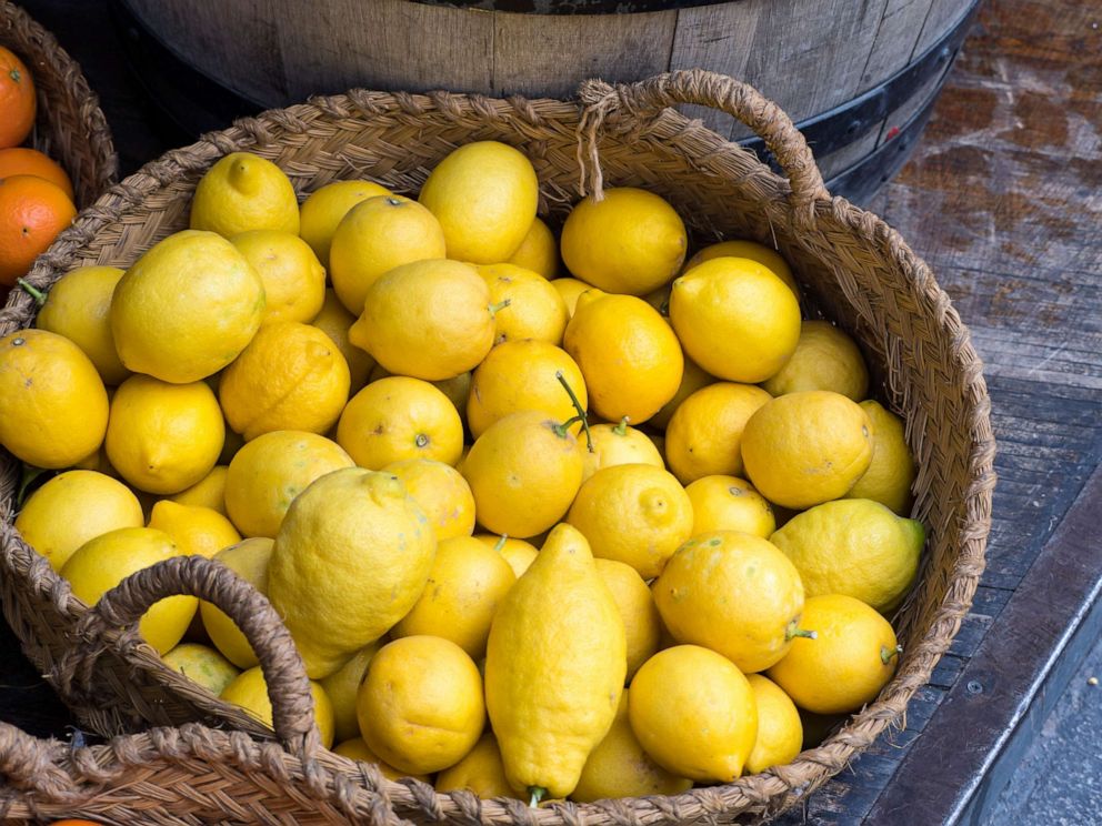 PHOTO: Lemons in a basket are seen in this undated image.