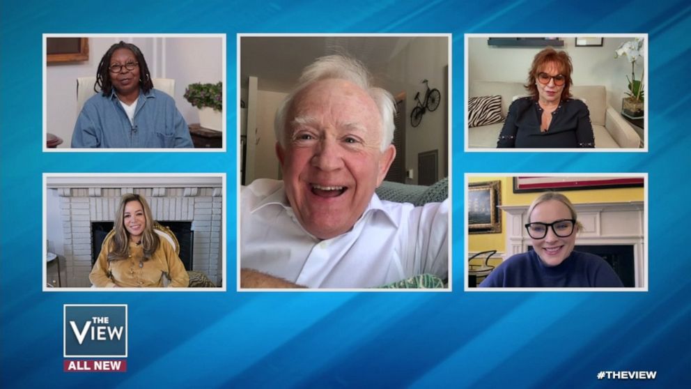 PHOTO: Leslie Jordan discusses his new-found Insta-fame with "The View" co-hosts Whoopi Goldberg, Joy Behar, Sunny Hostin and Meghan McCain, April 17, 2020.