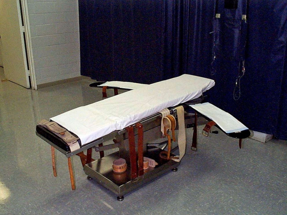 PHOTO: The gurney in which convicted sniper John Allen Muhammad will be put to death at the Greensville Correctional Center in Jarratt, Virginia.