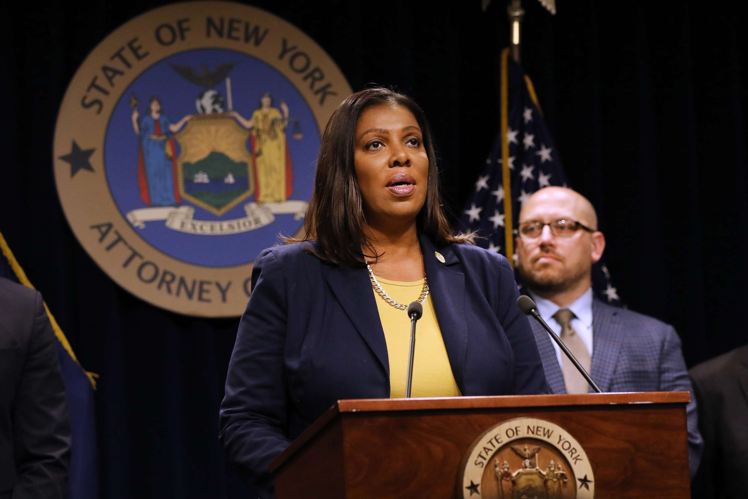 PHOTO: New York Attorney General Letitia James in New York City, Nov. 19, 2019. 