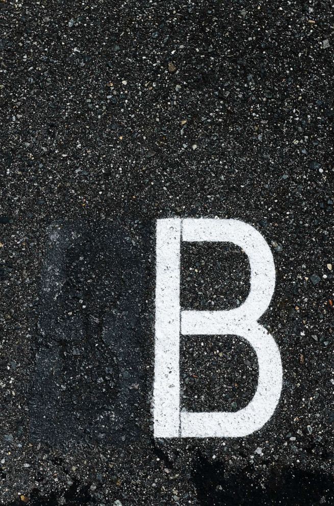 PHOTO: The letter B