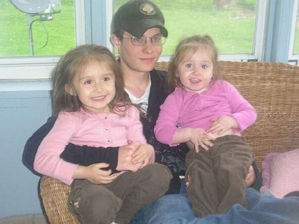 PHOTO: Levi Karlsen with his daughters.