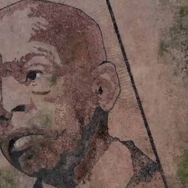 An Atlanta park is now home to a portrait of the late civil rights icon.