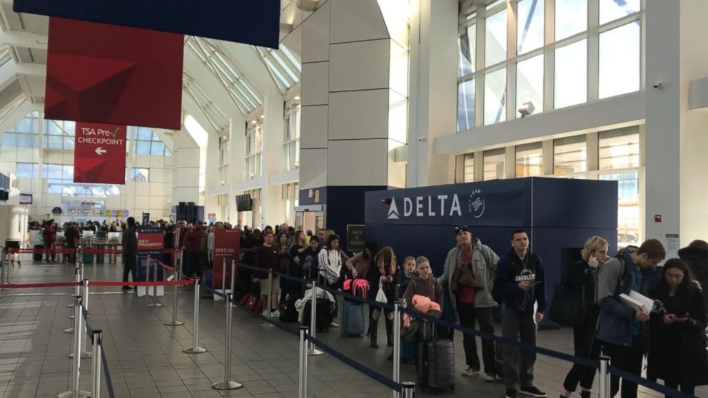 PHOTO: Hundreds of travelers were stuck in lines at LaGuardia Airport on Jan. 6, 2019, amid increased callouts by TSA agents during the government shutdown.