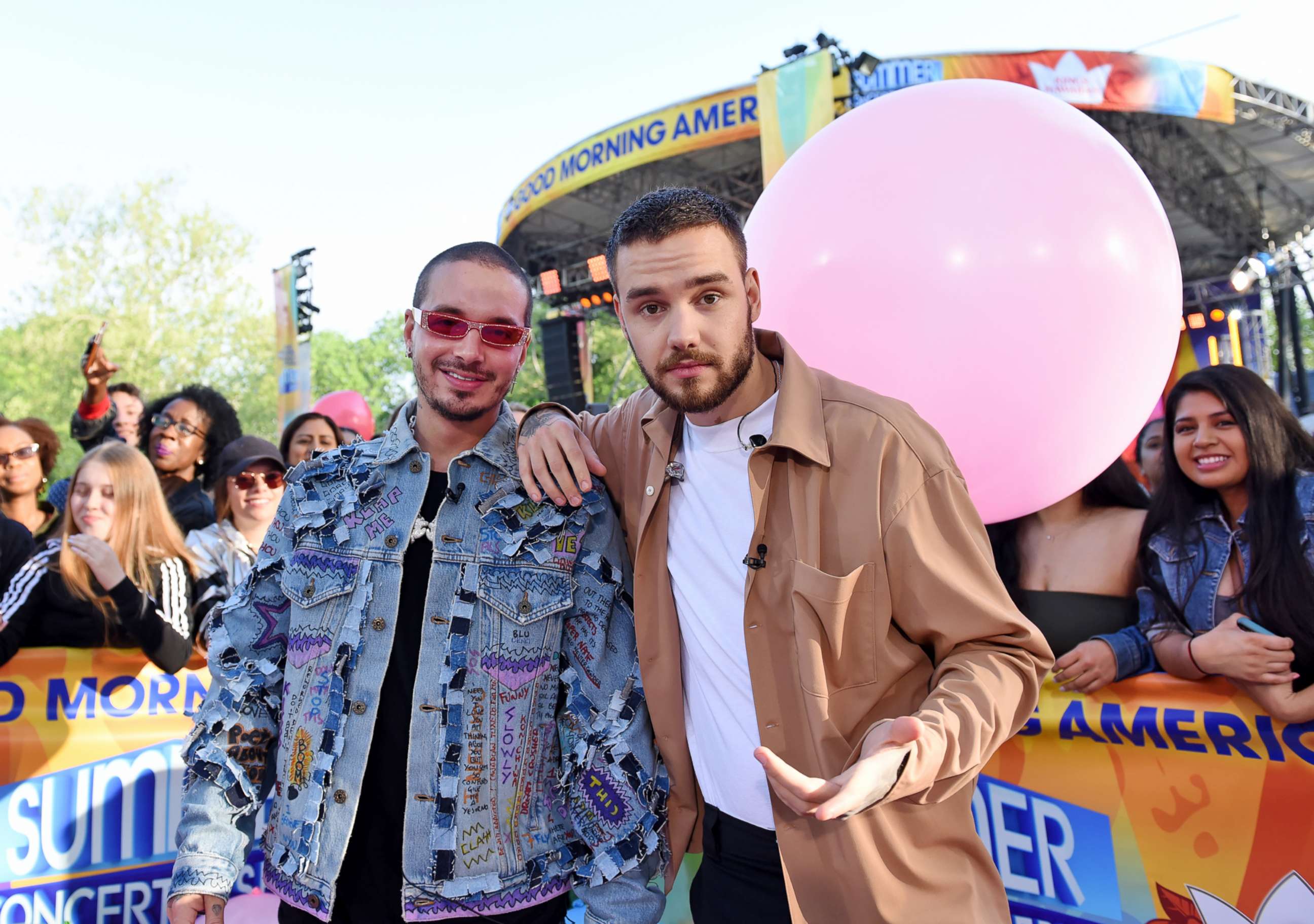 PHOTO: Liam Payne performed live with J Balvin during the "Good Morning America" Summer Concert Series, May 15, 2018.