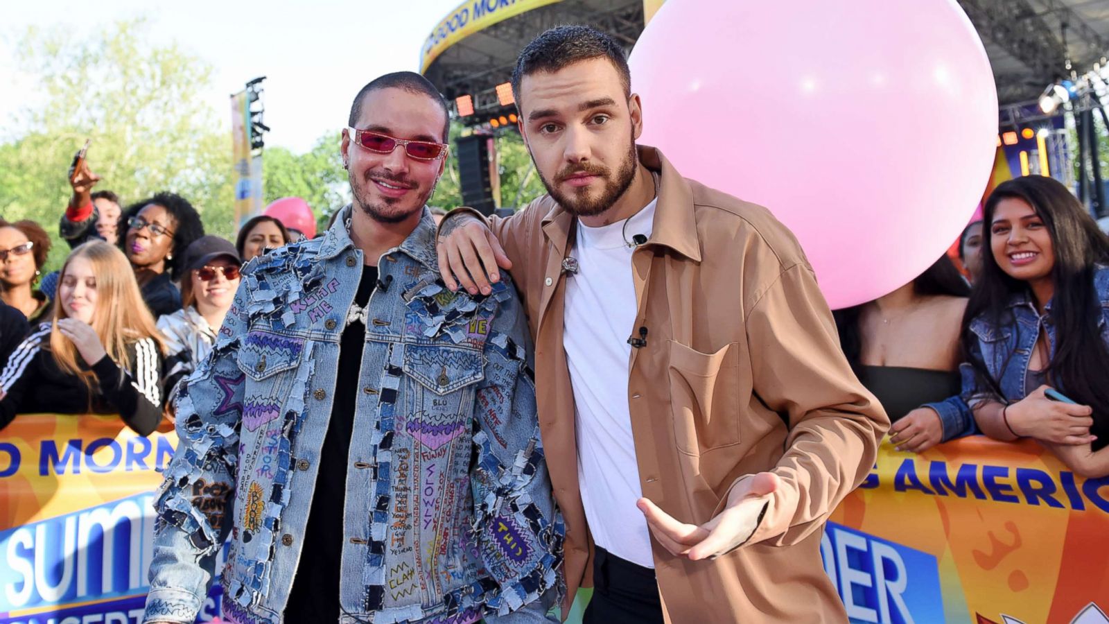 PHOTO: Liam Payne performed live with J Balvin during the "Good Morning America" Summer Concert Series, May 15, 2018.