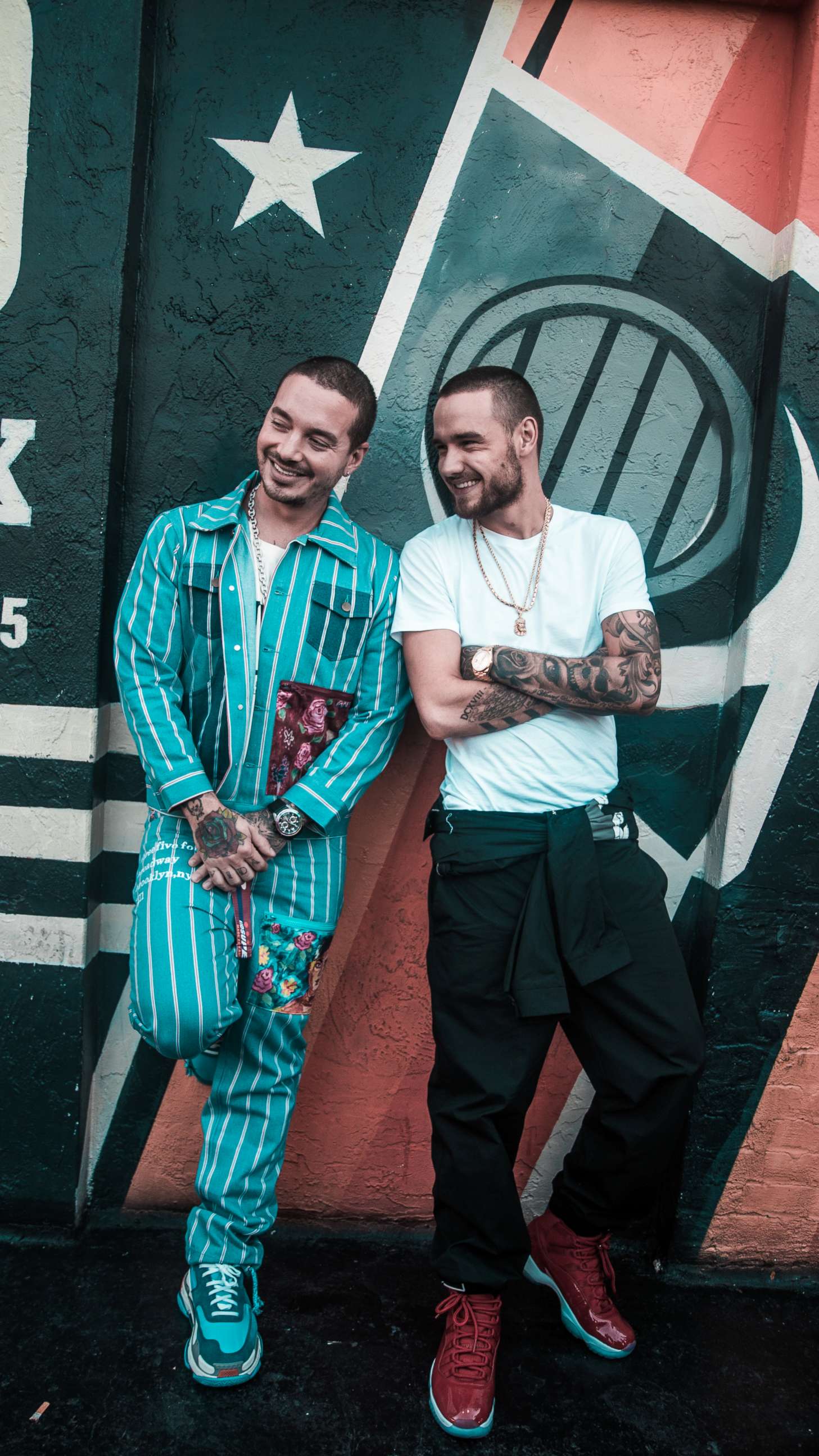 PHOTO: Liam Payne and J Balvin kick off our party in the park - GMA's Summer Concert Series! 