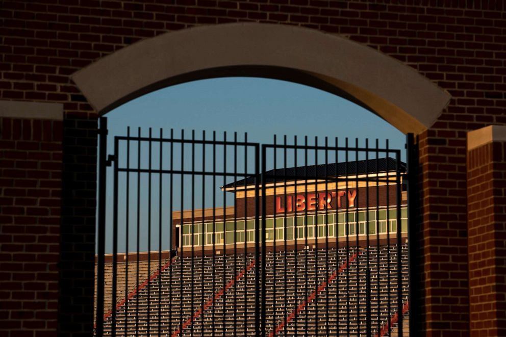 PHOTO: Liberty University's Williams Stadium is seen on July 19, 2019 in Lynchburg, Va.