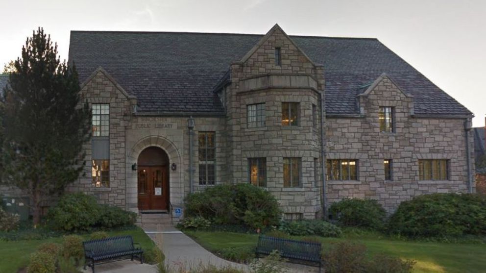 Winchester Public Library Central Library located at 80 Washington Street in Winchester, Mass.