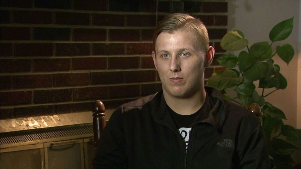 PHOTO: Former Schlitterbahn Waterpark lifeguard Nathan Campbell is interviewed on "Good Morning America." 