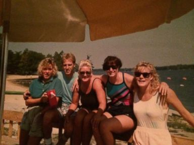 PHOTO: Cathy Wusterbarth grew up around Van Etten Lake and worked as a lifeguard, as shown in this photo from August 1988.